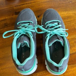 Skechers shoes. Worn some but mainly inside. Air cooled, memory’s foam.